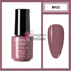 Oja Semipermanenta MSKCOLOR LEAD Soak Off UV/LED Cod 022 Pale Violet Red + 1 Pigment oglinda Cadou